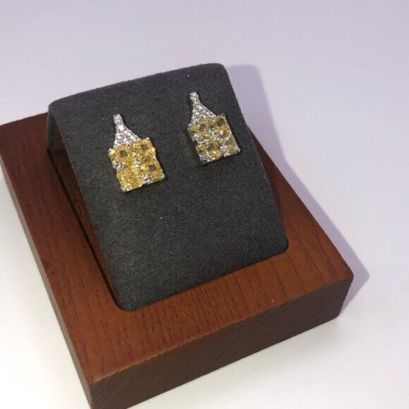 2ct Canary Earrings - Picture 9 of 10